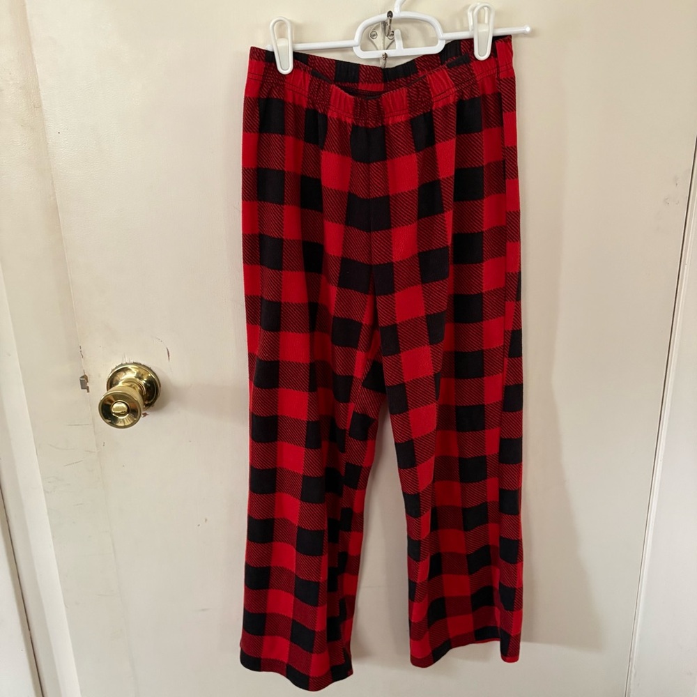 5/$25 Fleece Buffalo Check Red/Black Lounge Pants Target Wondershop Pajamas